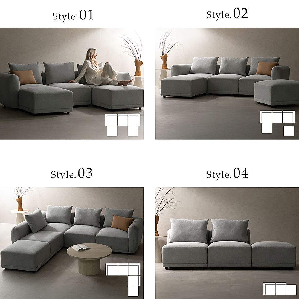 ユニットソファ パル USF-A7070 ライトグレー メーカー直送 ▼返品・キャンセル不可【他商品との同時購入不可】