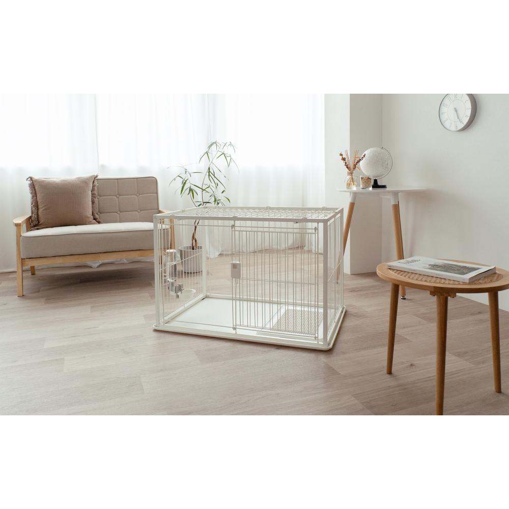 インテリアペットサークル 90-60屋根面 ホワイト メーカー直送 ▼返品・キャンセル不可【他商品との同時購入不可】