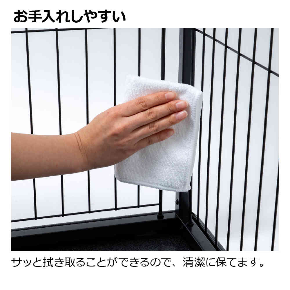 インテリアペットサークル 120-60 ホワイト メーカー直送 ▼返品・キャンセル不可【他商品との同時購入不可】