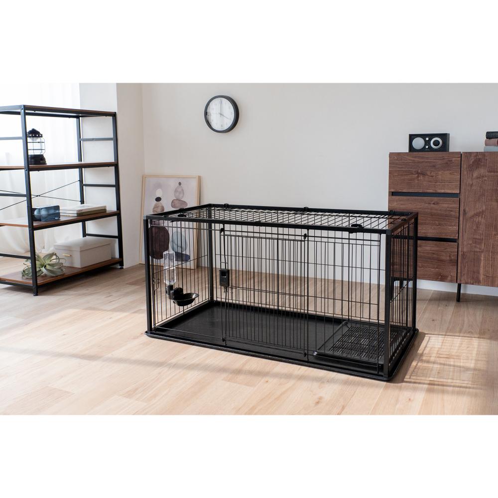 インテリアペットサークル 120-60屋根面BK メーカー直送 ▼返品・キャンセル不可【他商品との同時購入不可】