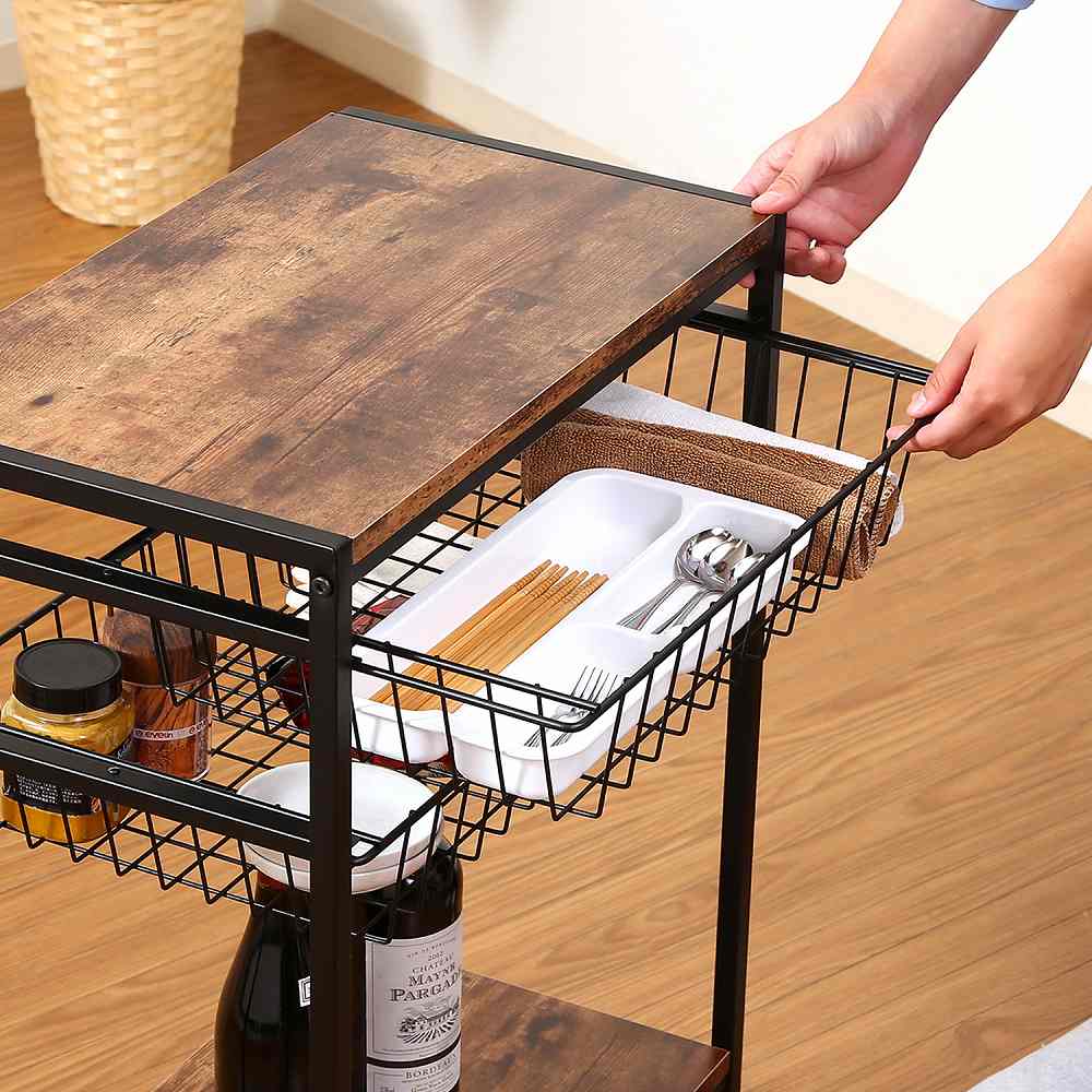 キッチンワゴン ナビア 2821 14661 メーカー直送 ▼返品・キャンセル不可【他商品との同時購入不可】