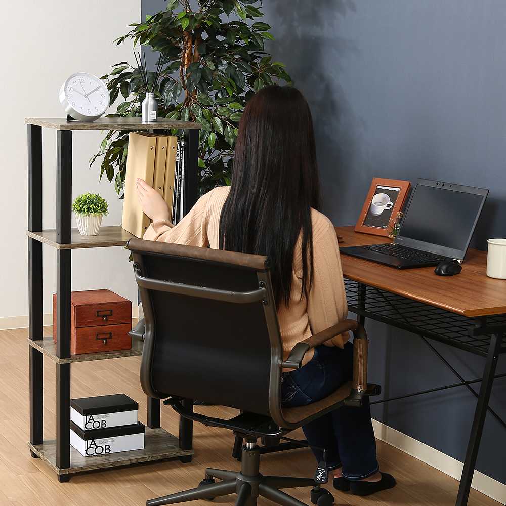 フィット 4段ラック NA×BK 99773 メーカー直送 ▼返品・キャンセル不可【他商品との同時購入不可】