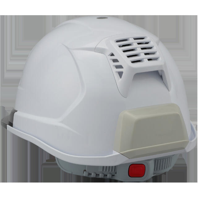 トーヨーセーフティ 送風機内蔵ヘルメット WindyHelmt スモーク 【直送品】 返品・キャンセル・他商品と同時購入は不可