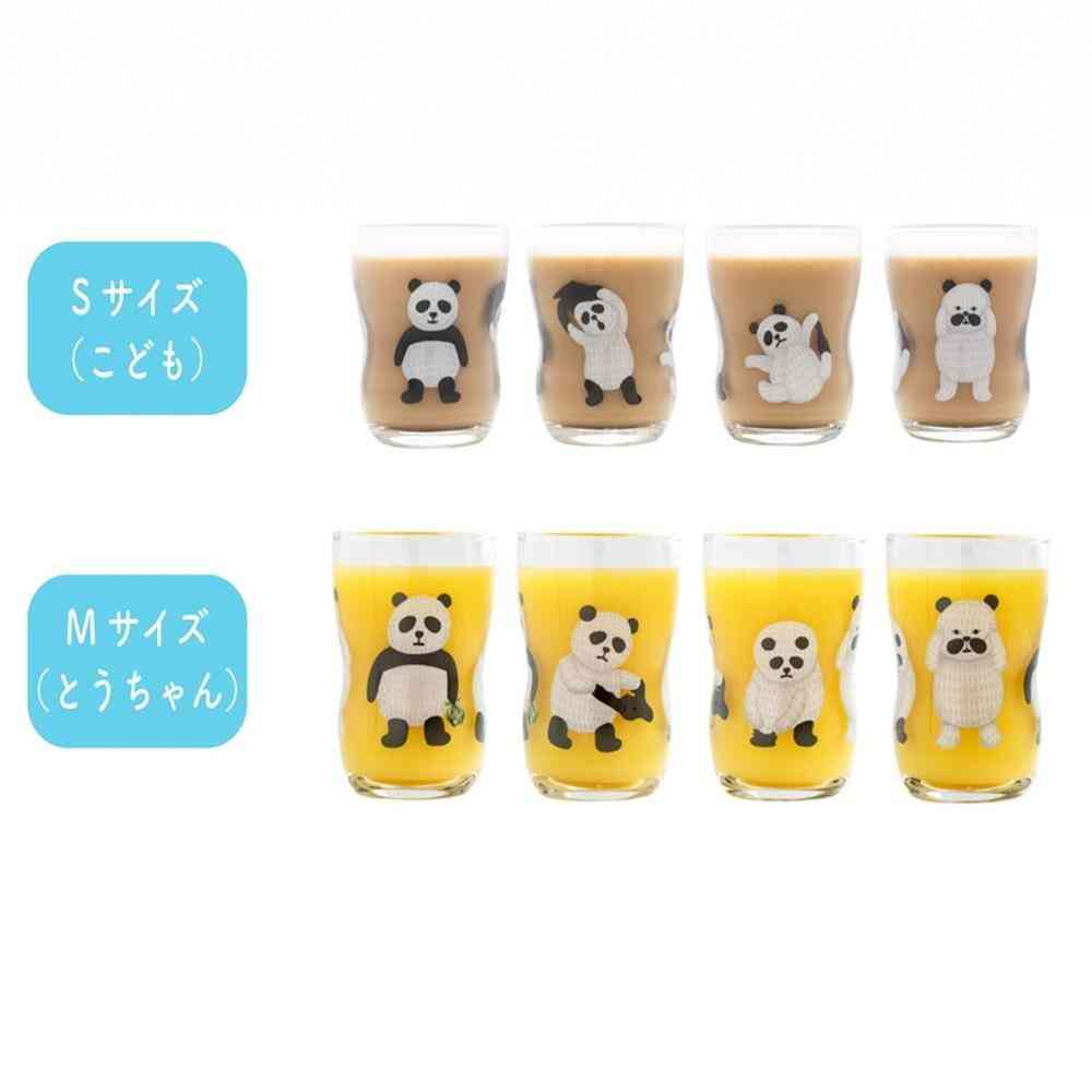 アデリア つよいこグラス S&Mセット パンダ銭湯 130ml×1個、185ml×1個