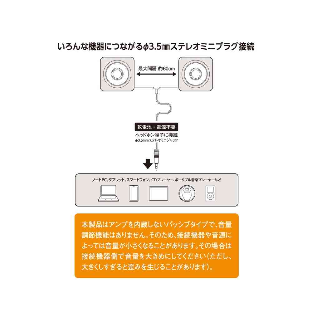 オーム電機 ミニスピーカー ブラック