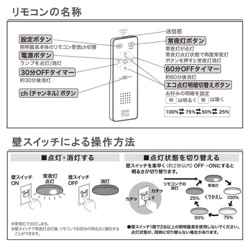 オーム電機 LEDシーリングライト 6畳用 1個 ホワイト