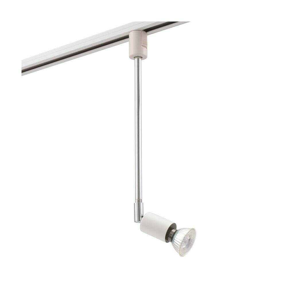 オーム電機 レールライト ライティングダクト用 E11口金 L ホワイト