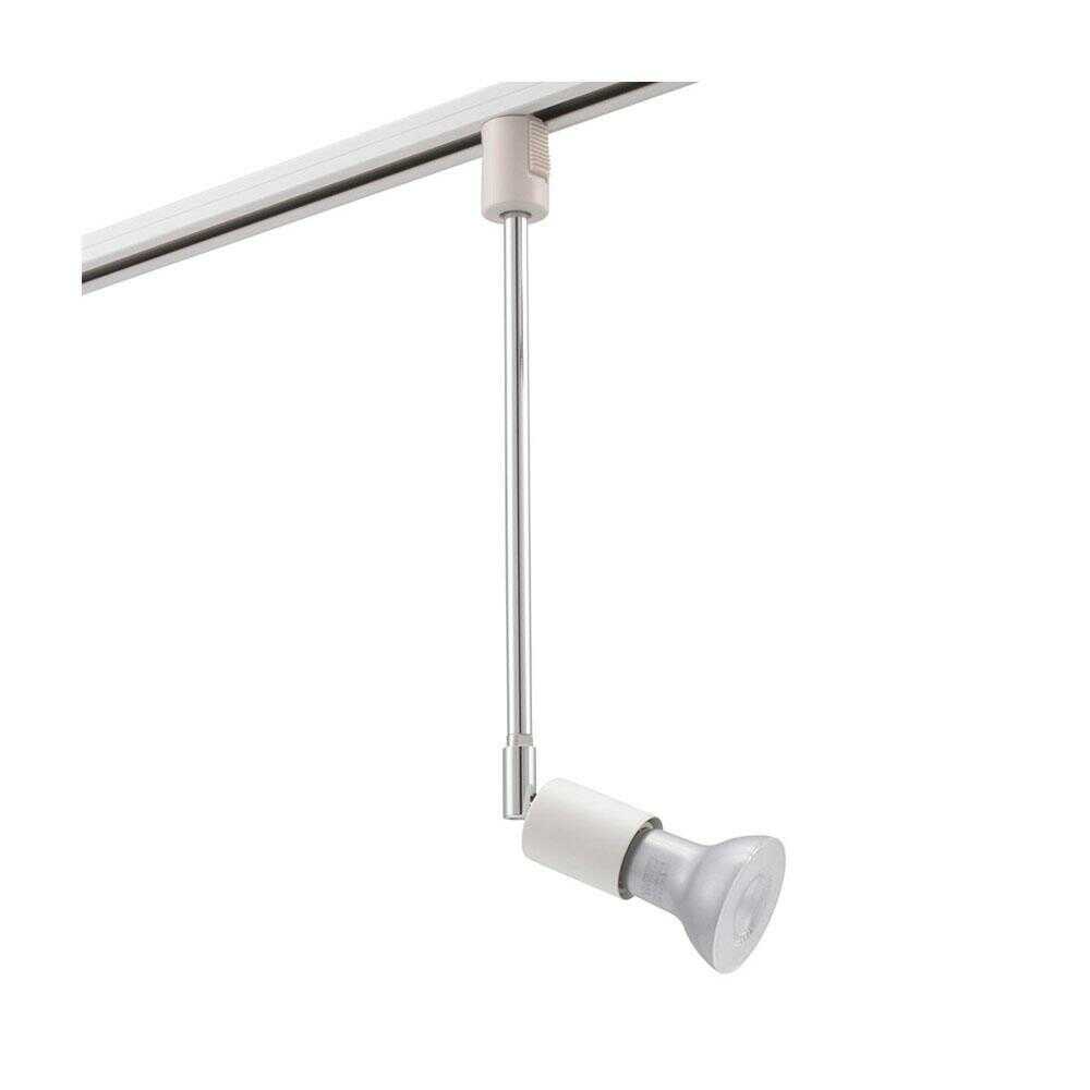 オーム電機 レールライト ライティングダクト用 E26口金 L ホワイト