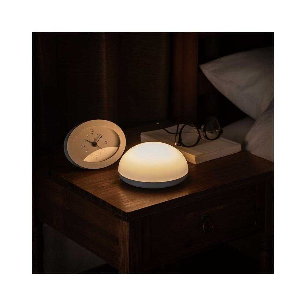 オーム電機 LEDプッシュランプ 1個入 ホワイト