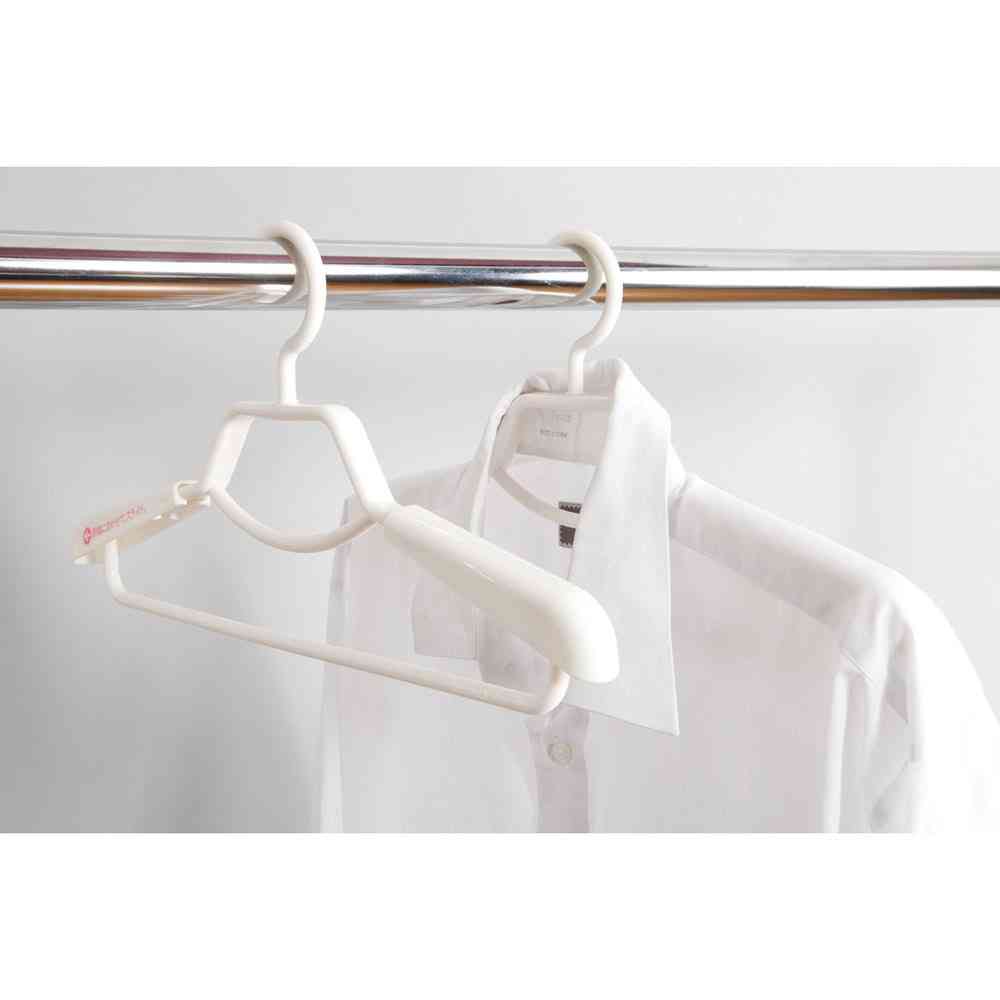 シンコハンガー F-Fit 形態安定シャツ用ハンガー ホワイト ホワイト