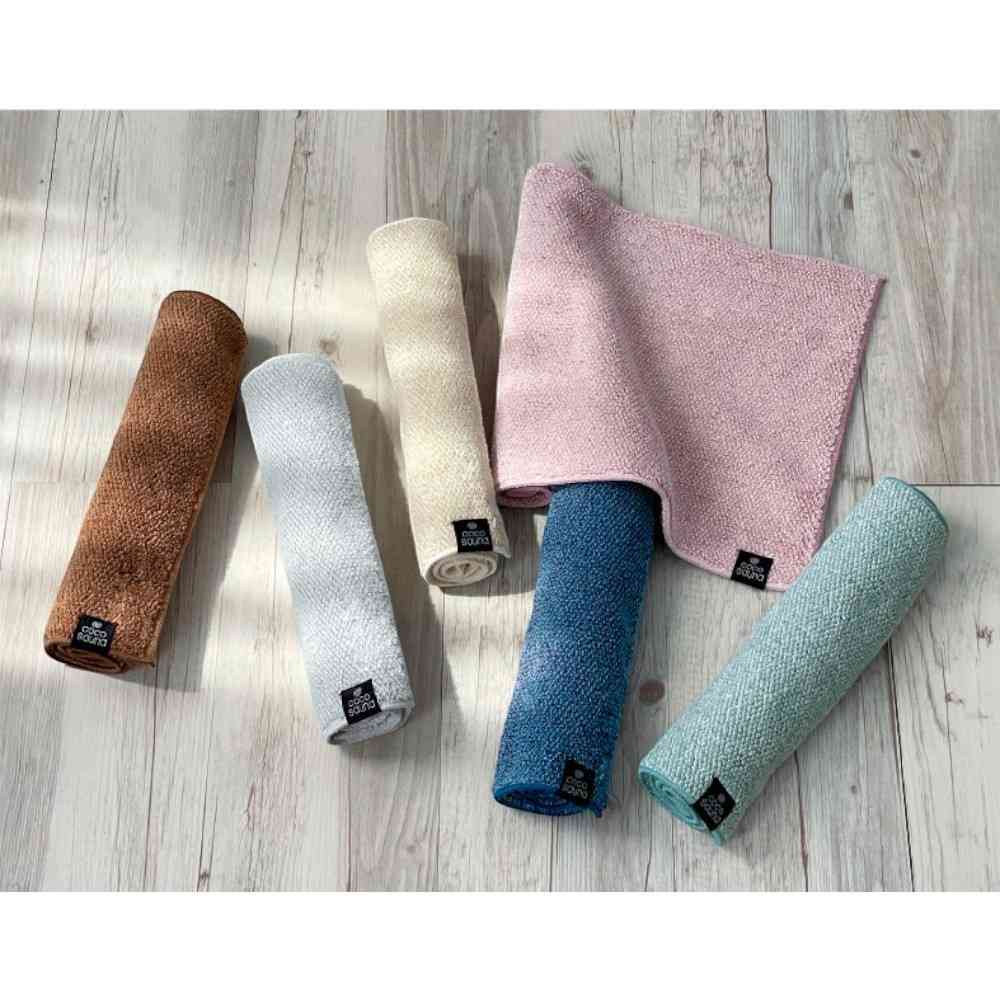 日繊商工 ココチエナサウナ サウナマット ピンク 1枚 アイボリー