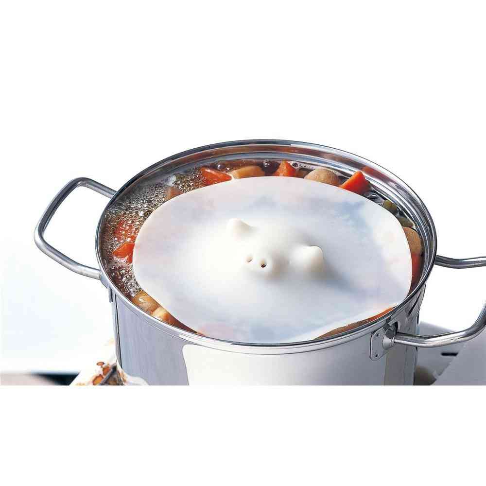 マーナ コブタの落としぶた13.5cm ホワイト K091 ホワイト