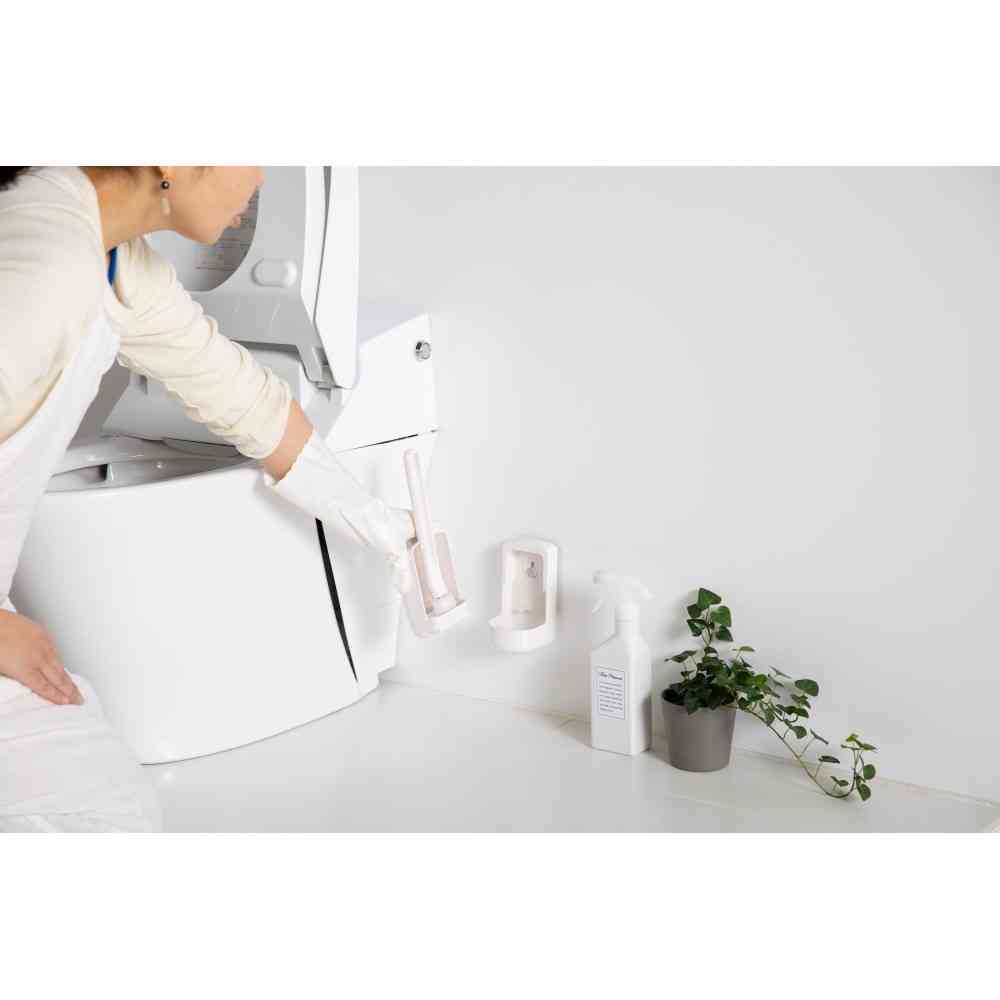 マーナ フチ裏スッキリトイレブラシ ミニ ホワイト