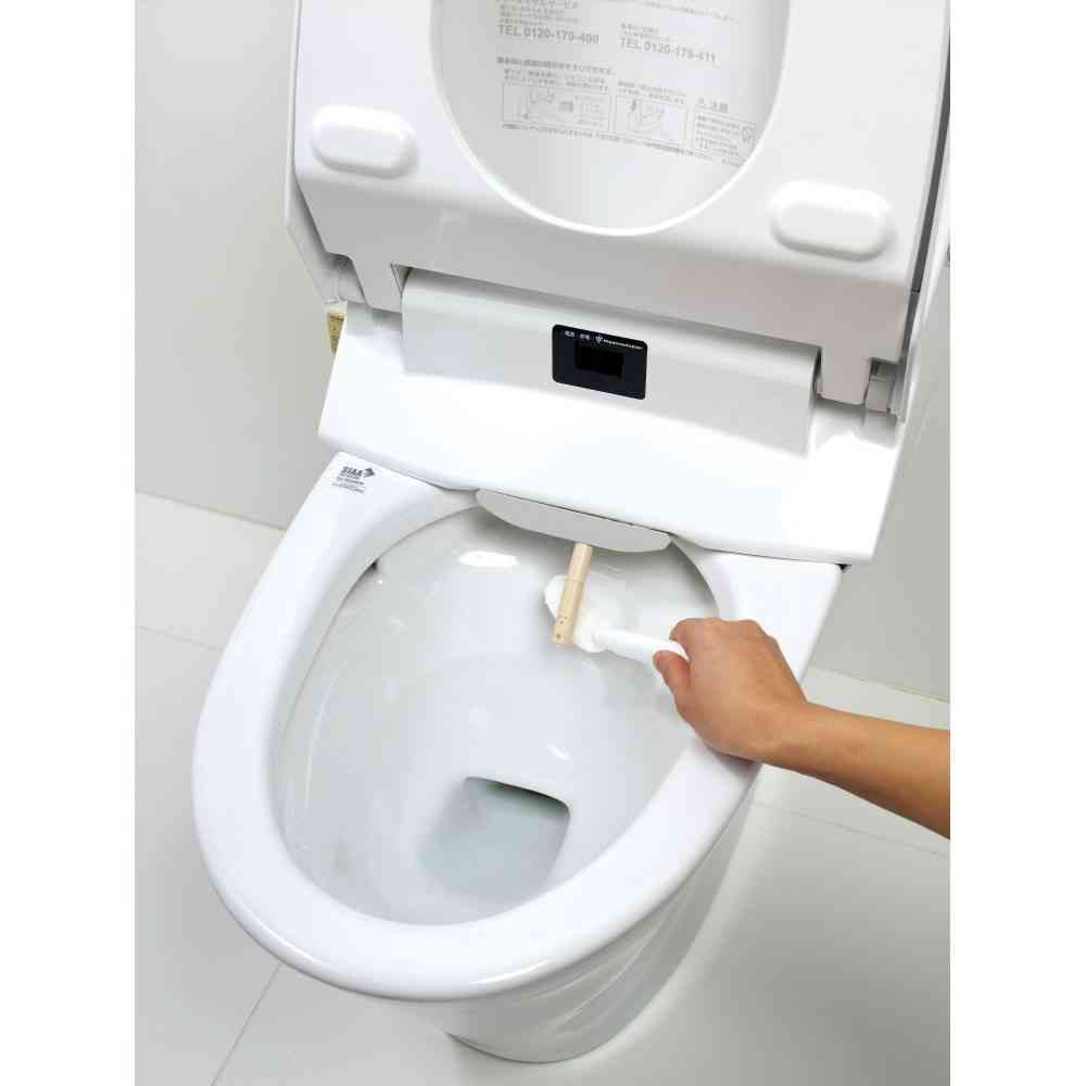 マーナ 2in1 SLIMトイレブラシ ホワイト