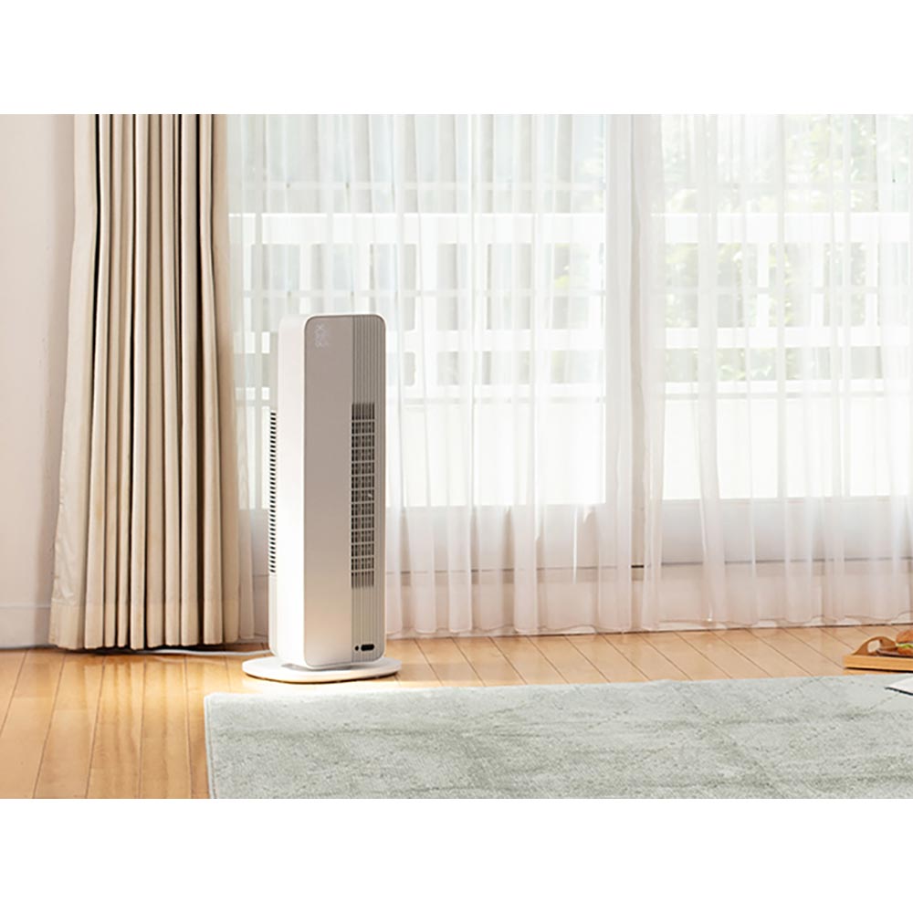 ホット&クール 送風機能付ファンヒーター KHF12243H メーカー直送 ▼返品・キャンセル不可【他商品との同時購入不可】