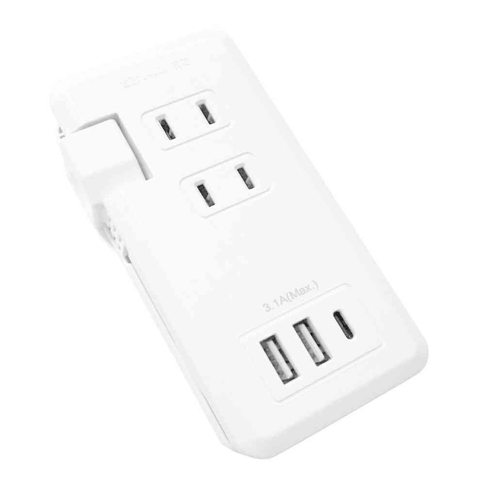 磁気研究所 HIDISC コード巻取り式 電源タップ ホワイト