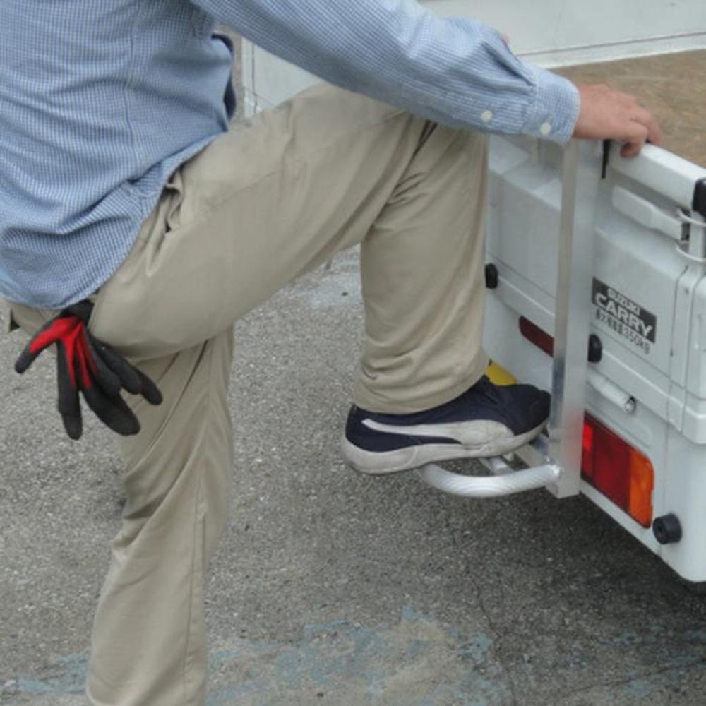 アルミ製 トラックステッパー(軽トラ専用1段) 3個入 ATS-480 【直送品】 返品・キャンセル・他商品と同時購入は不可