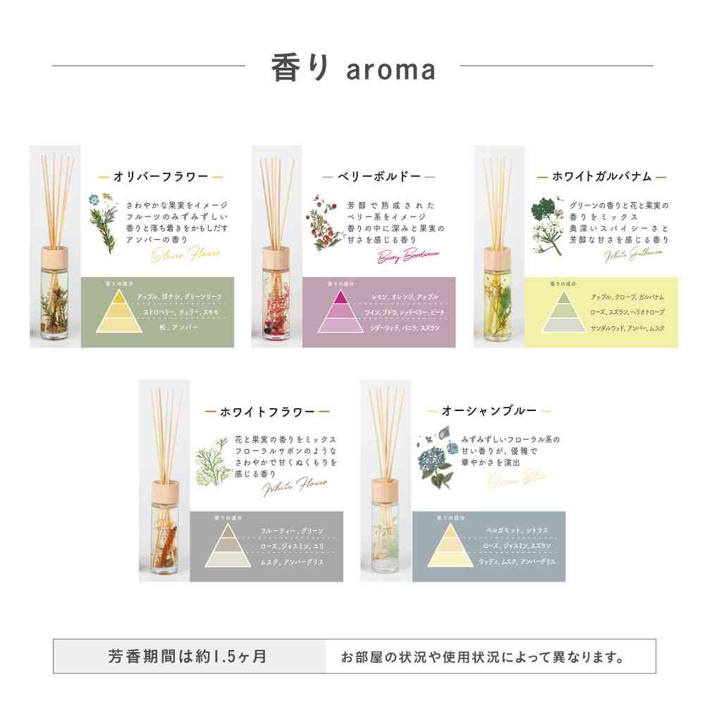 B-nature(ビーネイチャー) リードディフューザー ベリーボルドー BN-002