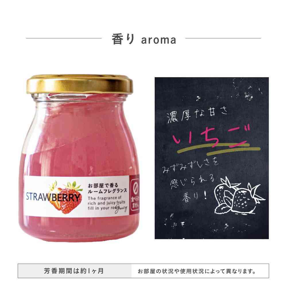藤栄 まるごとフルーツ フレグランスジェル ストロベリー MF-005