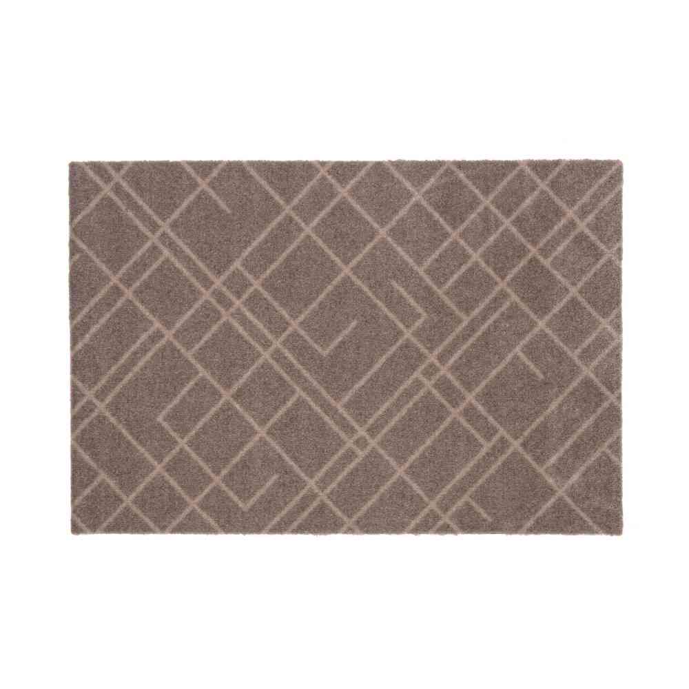 藤栄 tica copenhagen(チカ コペンハーゲン) フロアマット 60×90 LINES Beige/Sand