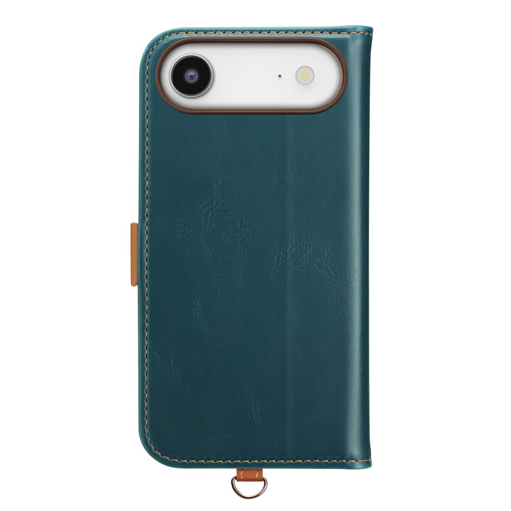 PGA iPhone Air用 フリップカバー ブルー 95g