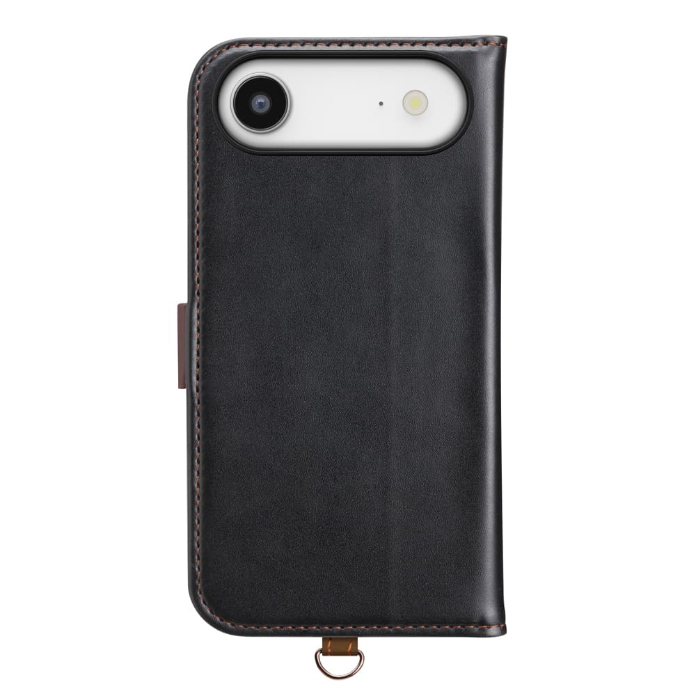 PGA iPhone Air用 フリップカバー ブラック 95g