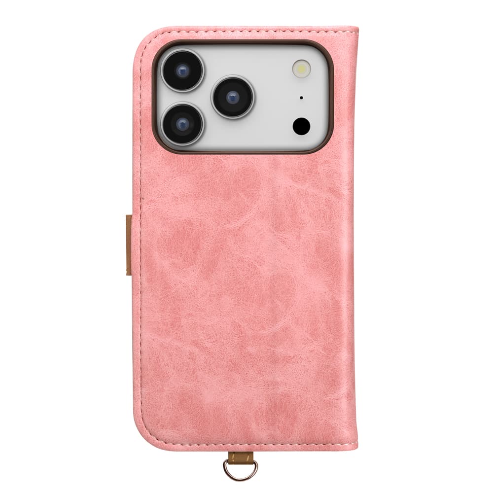 PGA iPhone 17 Pro Max用 フリップカバー ダスティピンク 100g