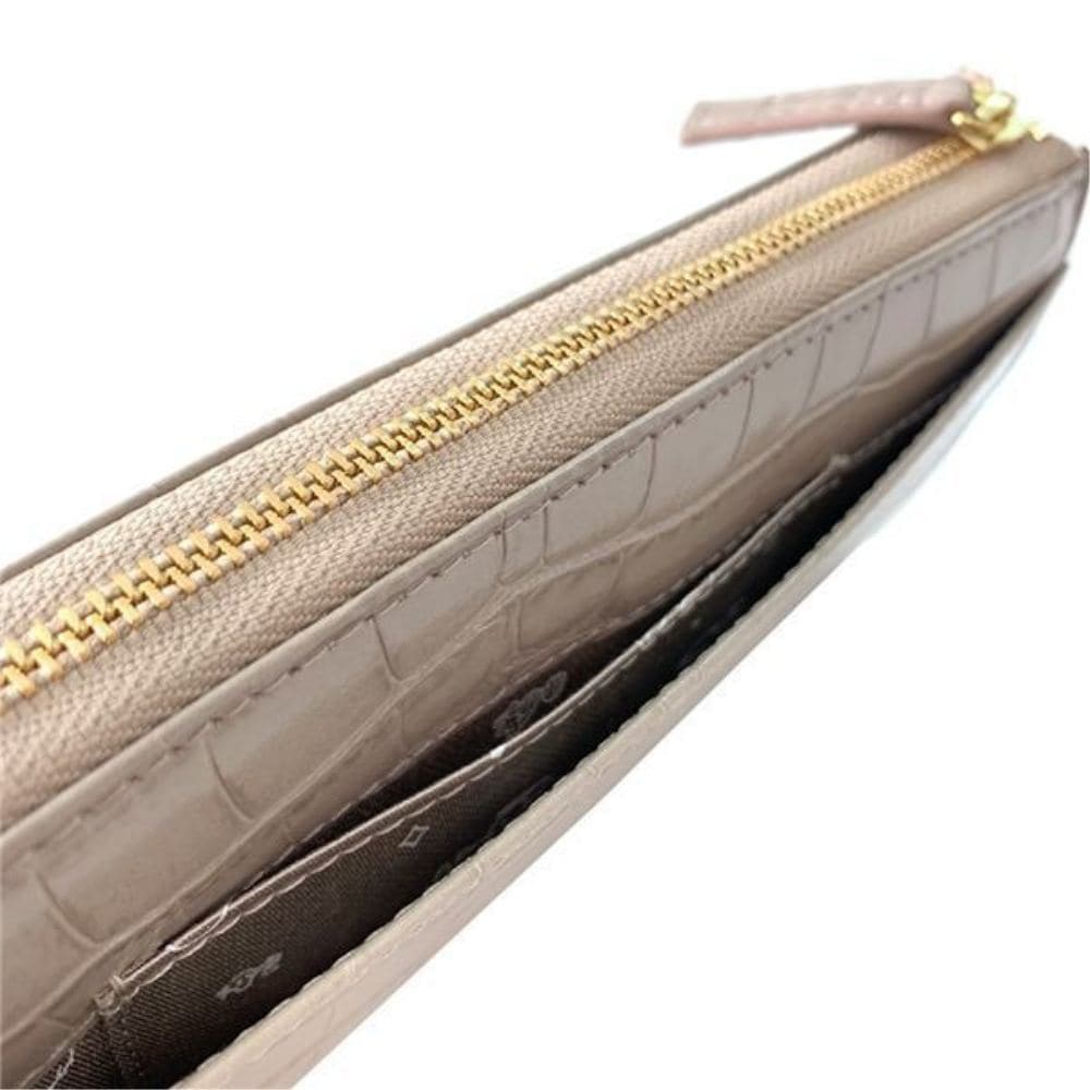 スヌーピーLC クロコ マチ付LF束入 ベージュ SN0106 メーカー直送 ▼返品・キャンセル不可【他商品との同時購入不可】