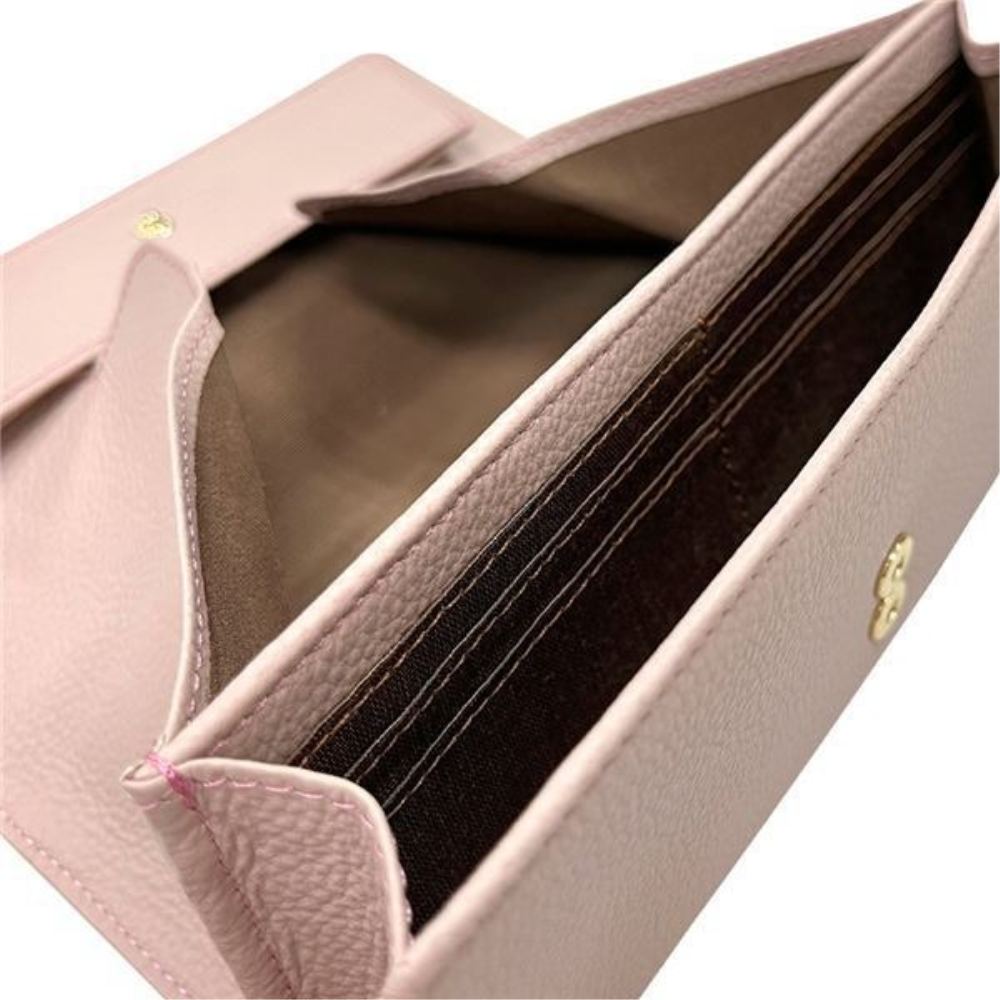 スヌーピーLC P ギャルソン長財布 ピンク SN0120 メーカー直送 ▼返品・キャンセル不可【他商品との同時購入不可】