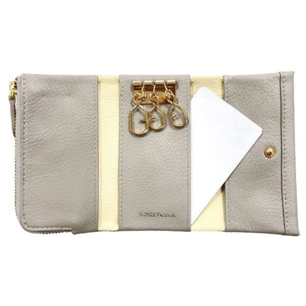 スヌーピーLC SP キーケース グレージュ SN0073 メーカー直送 ▼返品・キャンセル不可【他商品との同時購入不可】