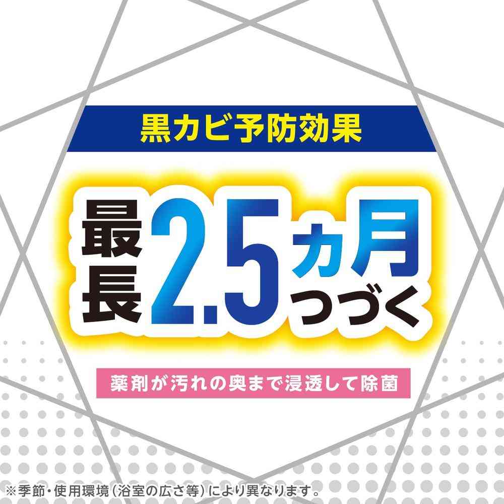 アース製薬 らくハピ お風呂カビーヌ 無香性 3個入