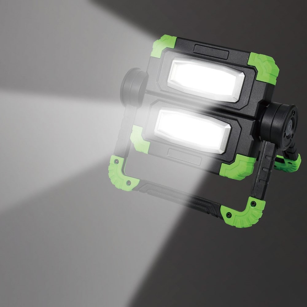 エルパ ELPA LED両面ポータブルライト ライトが360°回転 広範囲を照らす DOP-WL30