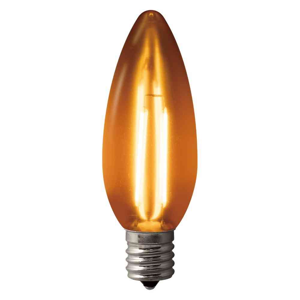 エルパ ELPA フィラメントLEDシャンデリア E17 LDC2CC-G-E17-F332