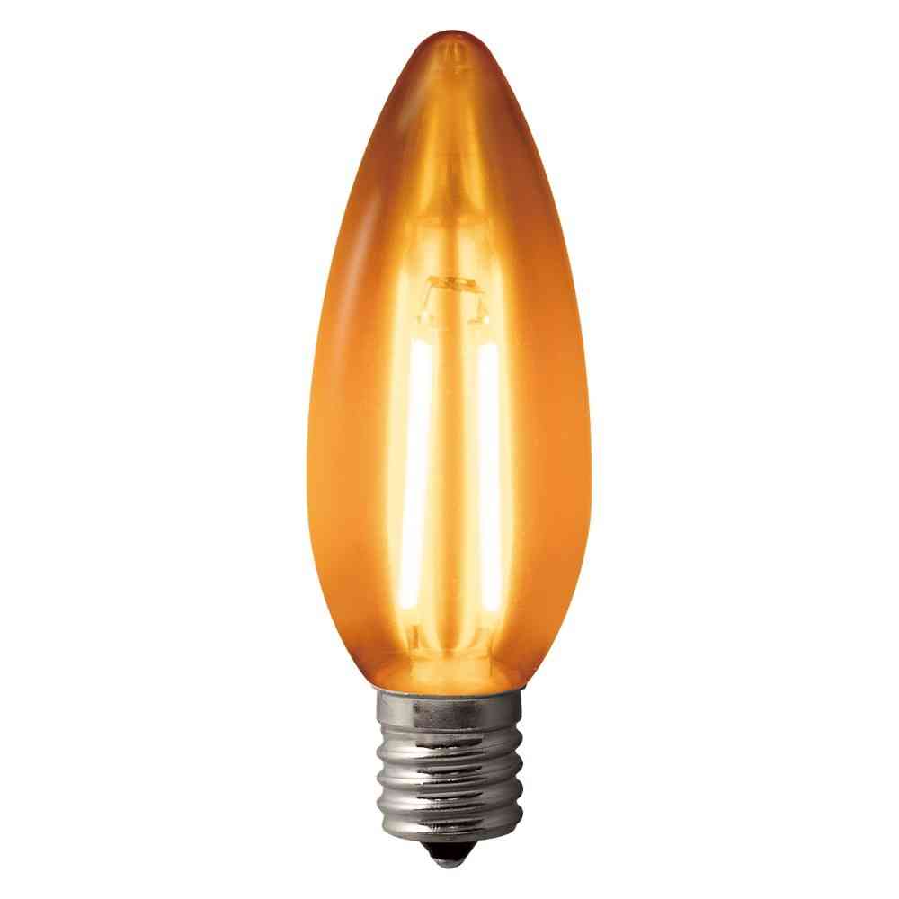 エルパ ELPA フィラメントLEDシャンデリア E17 LDC4CC-G-E17-F335