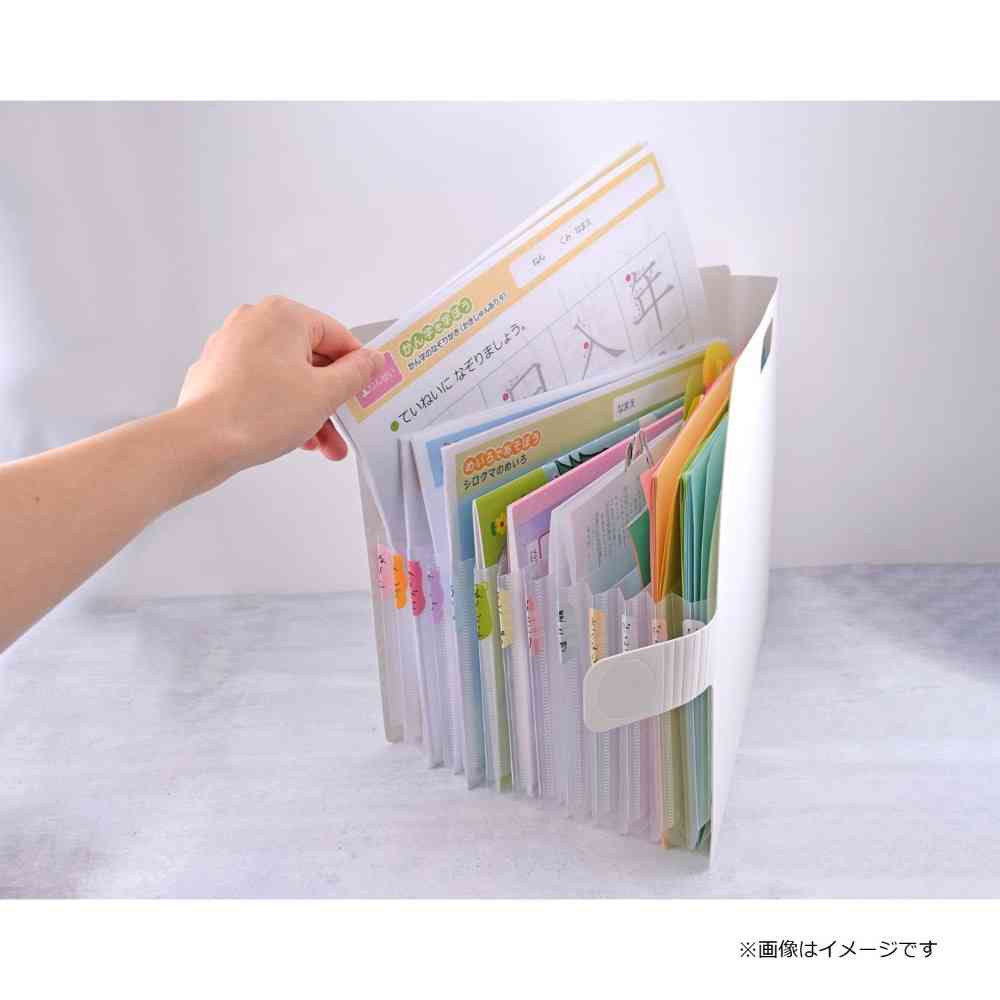 サクラクレパス こまごまファイル ホワイト A4サイズ ホワイト