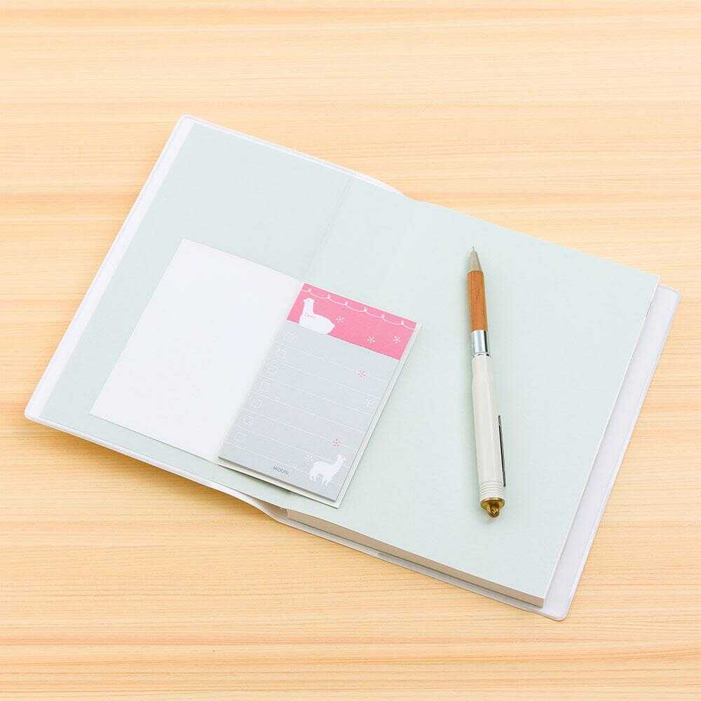 ミドリ 付せん紙 やること アルパカ柄 24枚