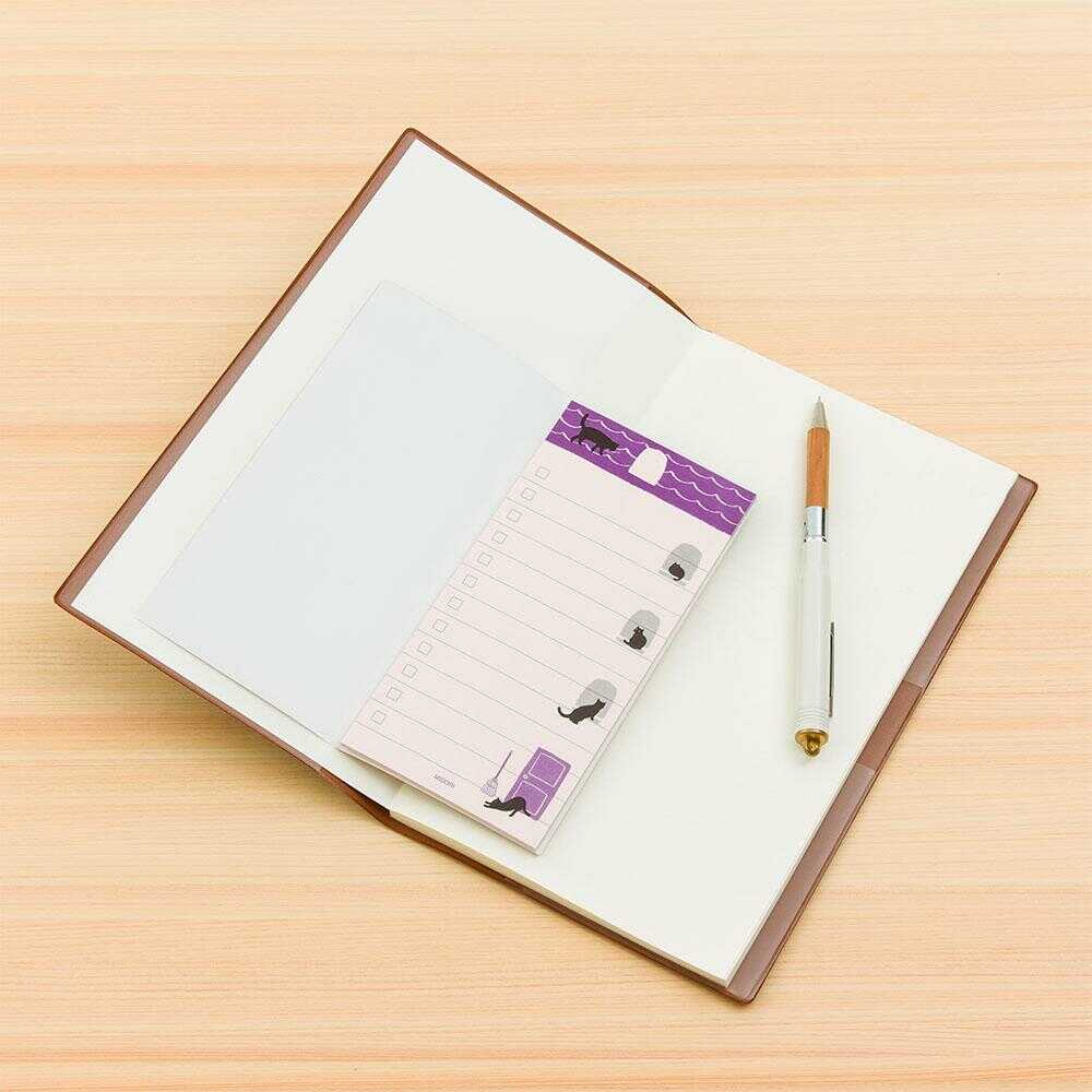 ミドリ 付せん紙 やること<L> ねこ柄 24枚