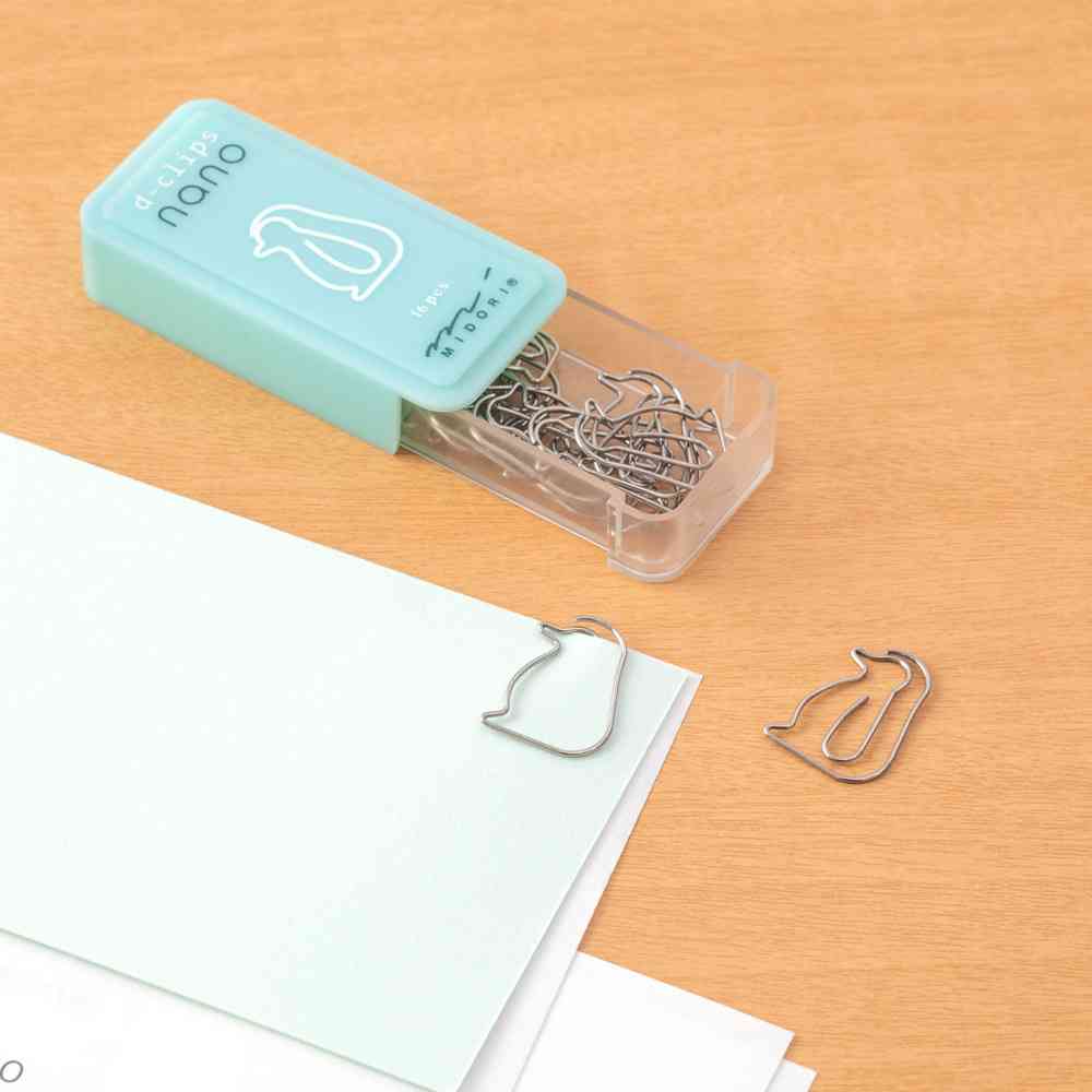 ミドリ ディークリップス ナノ ペンギン柄 16個入