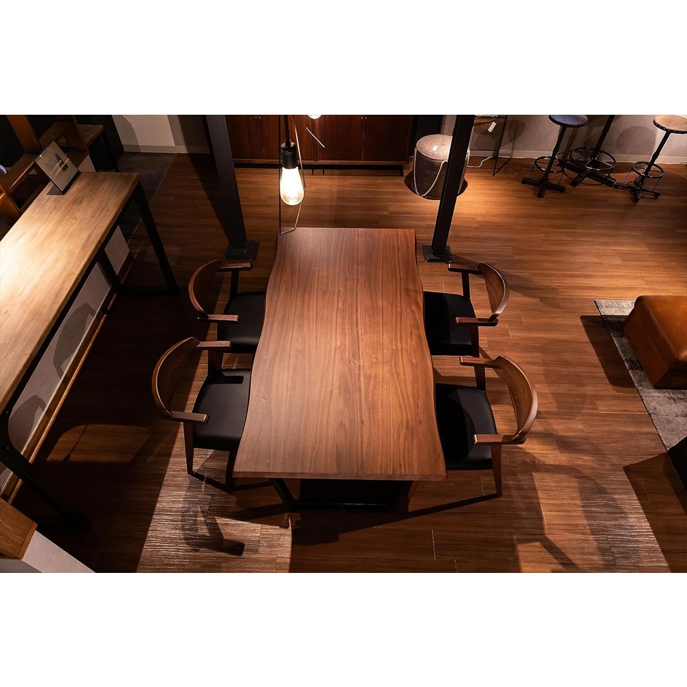 ダイニングテーブル Moana 150 ウォールナット突板 メーカー直送▼返品・キャンセル不可【他商品との同時購入不可】