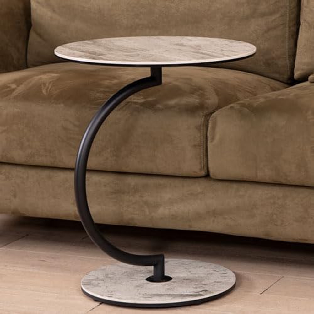 サイドテーブル Azure アーバンホワイト45x45 メーカー直送▼返品・キャンセル不可【他商品との同時購入不可】