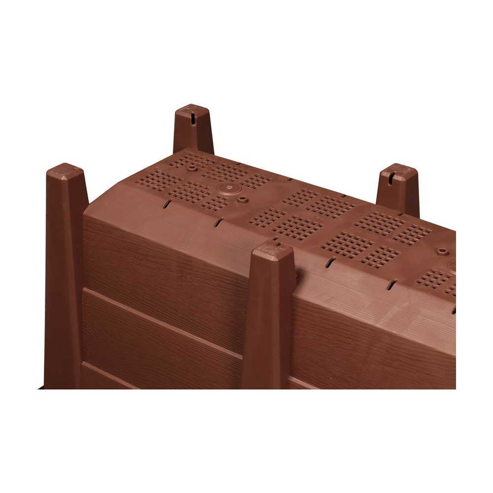 アップルウェアー 花と野菜のプランター 600型 ブラウン ブラウン