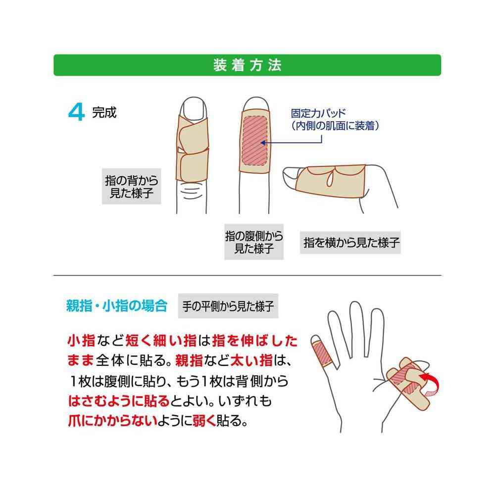 ミノウラ カサハラ式 指先へバテープ 15枚