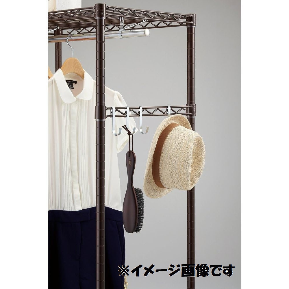 エレクター ベーシックシリーズ ハンガーレール 600mm用 ホワイト BA124W