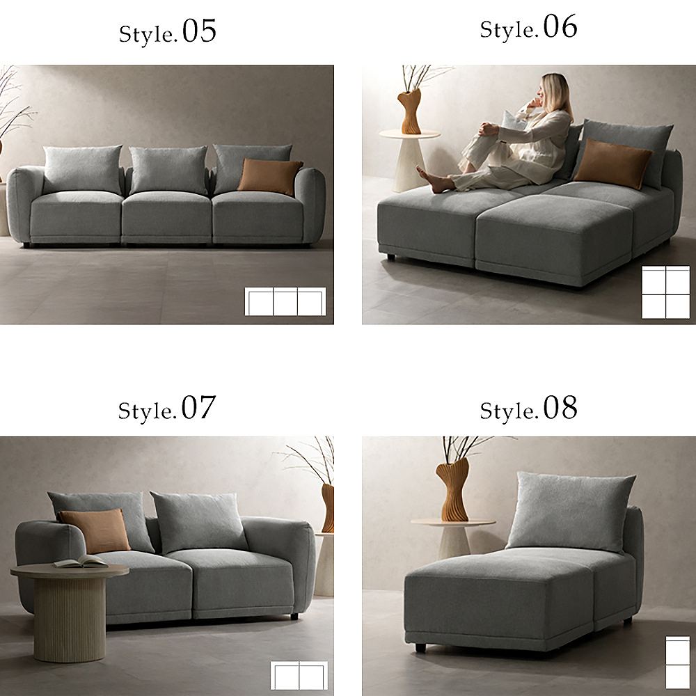 ユニットソファ パル USF-A7070 ライトグレー メーカー直送 ▼返品・キャンセル不可【他商品との同時購入不可】