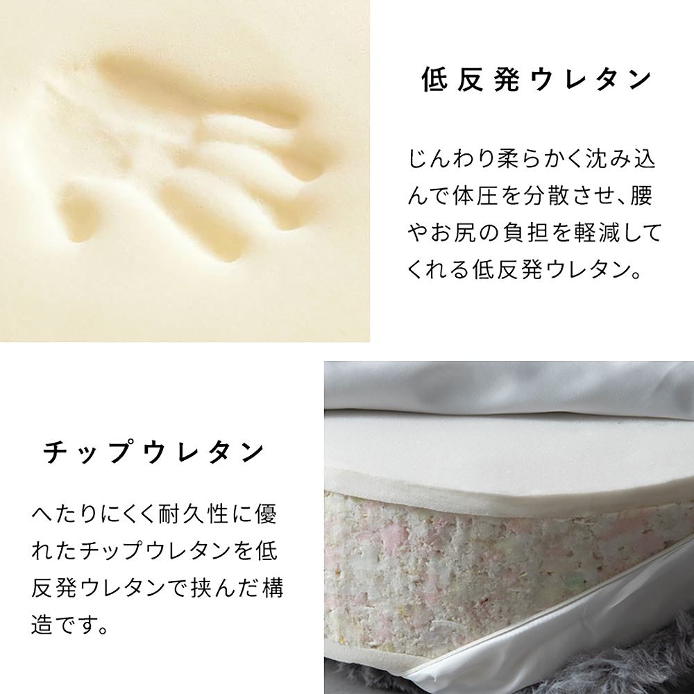 ふわとろリビングクッション フール CN-120 グレー メーカー直送 ▼返品・キャンセル不可【他商品との同時購入不可】