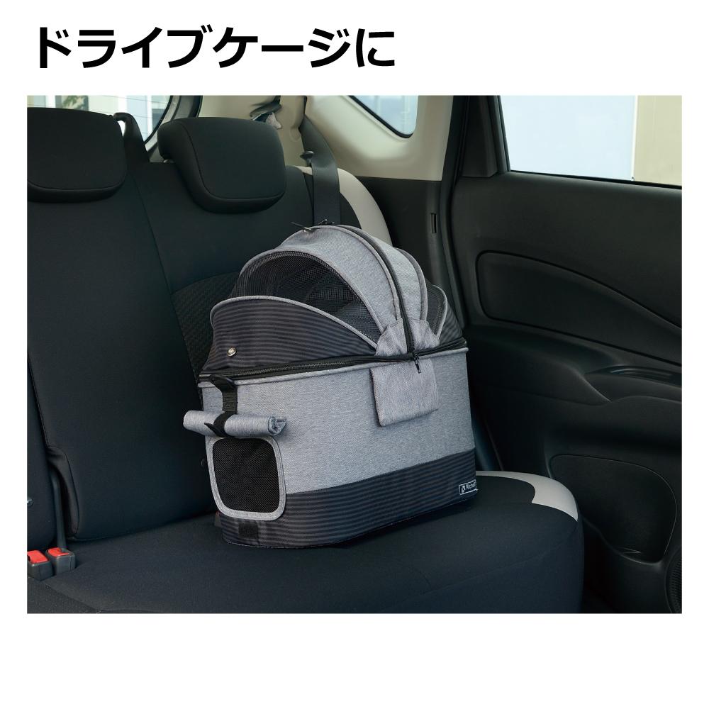 ペットカート ミニモ グレー メーカー直送▼返品・キャンセル不可【他商品との同時購入不可】