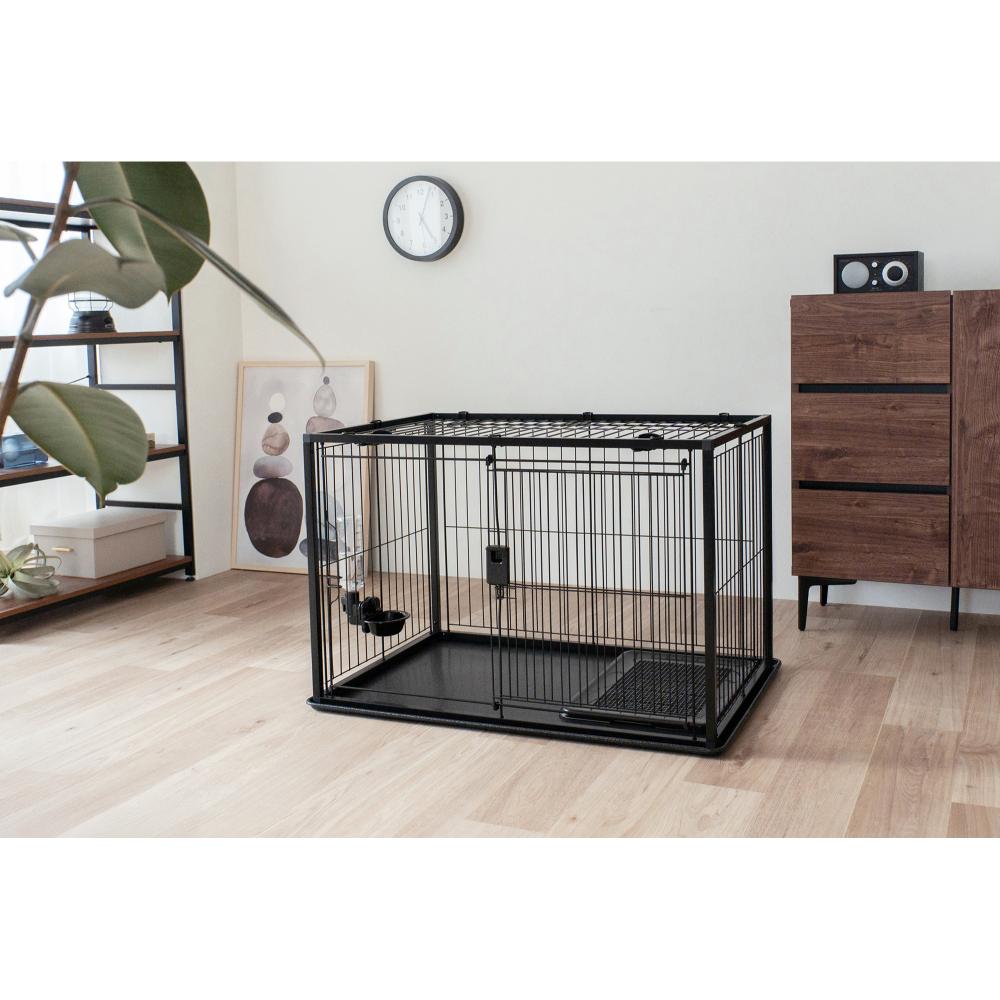 インテリアペットサークル 90-60屋根面 ブラック メーカー直送 ▼返品・キャンセル不可【他商品との同時購入不可】