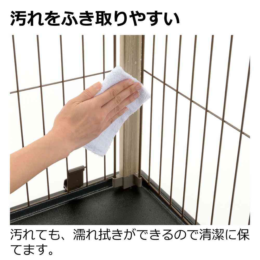 アルミフレームペットサークル 90-60 ベージュ メーカー直送▼返品・キャンセル不可【他商品との同時購入不可】