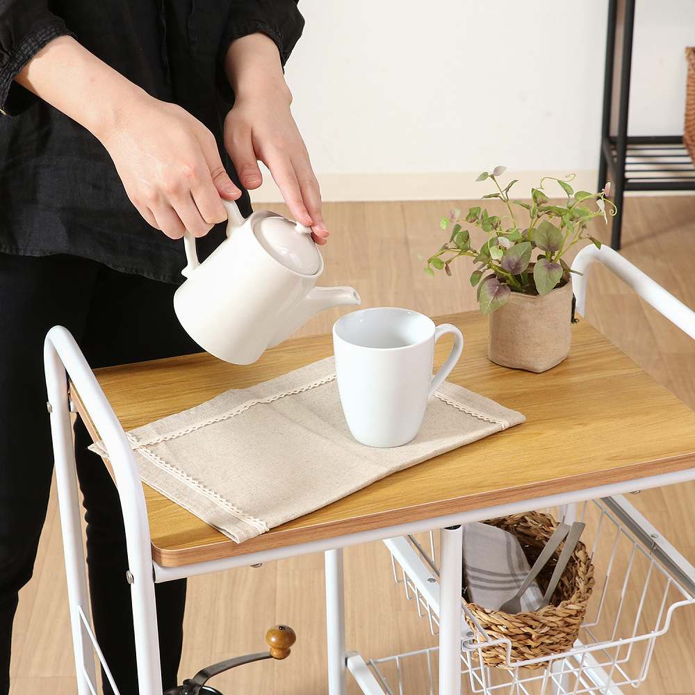 キッチンワゴン FBC-02-1 15424 メーカー直送 ▼返品・キャンセル不可【他商品との同時購入不可】