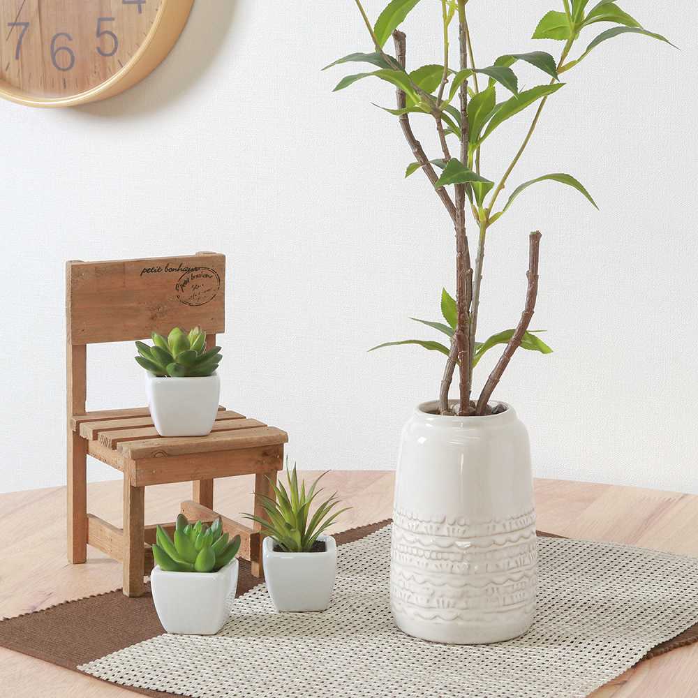 フェイクグリーン ギンモクセイ セラミックポット 41133 メーカー直送 ▼返品・キャンセル不可【他商品との同時購入不可】